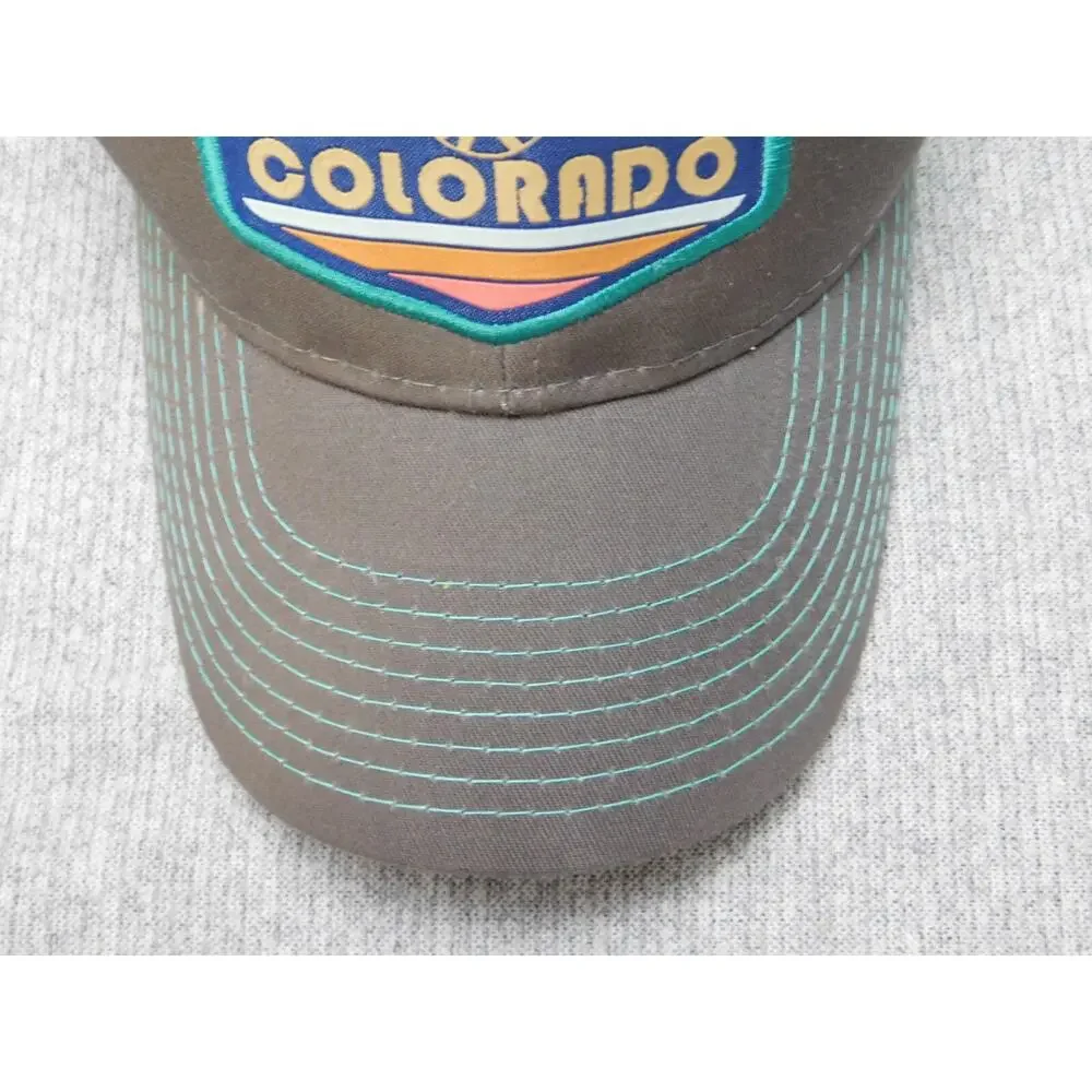 Colorado Trucker Hat Teal Mesh Back Unisex Cap